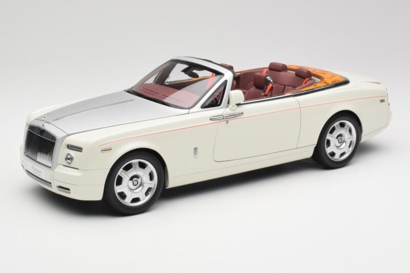 Rolls-Royce Phantom Drophead Coupe English Blanc Kyosho 1:18 08871EW2 Métal Moulé
