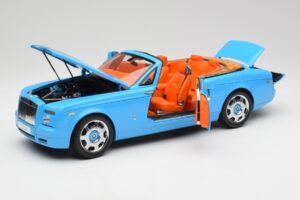 Rolls-Royce Phantom Drophead Coupe Powder Bleu Kyosho 1:18 08871BL Métal Moulé — image 2 sur 10