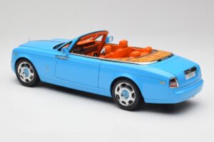 Rolls-Royce Phantom Drophead Coupe Powder Bleu Kyosho 1:18 08871BL Métal Moulé — image 9 sur 10