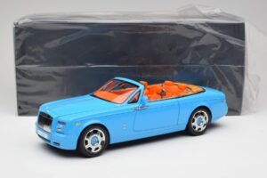 Rolls-Royce Phantom Drophead Coupe Powder Bleu Kyosho 1:18 08871BL Métal Moulé — image 10 sur 10