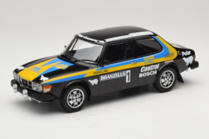 Saab 99 EMS #1 P. Eklund / B. Cederberg Rally Sweden 1977 MCG 1:18 MCG18825R Métal Moulé