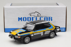 Saab 99 EMS #4 S. Blomqvist / H. Sylvan Rally Sweden Winner 1977 MCG 1:18 MCG18826R Métal Moulé — image 6 sur 6