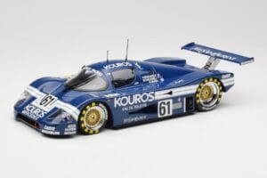 Sauber Mercedes C9 Kouros Racing #61 M. Thackwell / H. Pescarolo 24 Hours of Le Mans 1987 Minichamps 1:18 155873561 Métal Mou