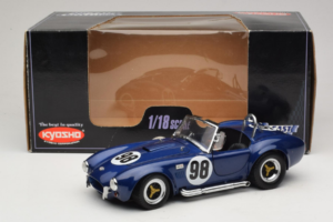 Shelby Cobra 427 S/C #98 Bleu Kyosho 1:18 8838 Métal Moulé — image 8 sur 8