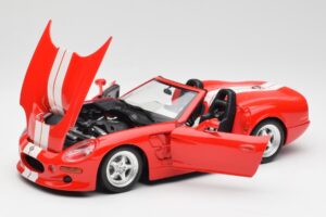 Shelby Series 1 Cabriolet Rouge Bburago 1:18 3353 Métal Moulé — image 2 sur 8