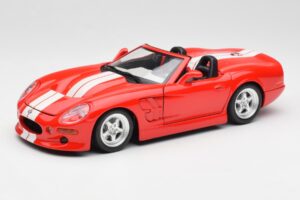 Shelby Series 1 Cabriolet Rouge Bburago 1:18 3353 Métal Moulé
