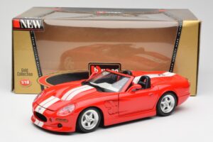 Shelby Series 1 Cabriolet Rouge Bburago 1:18 3353 Métal Moulé — image 8 sur 8