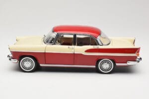 Simca Chambord Rouge & Ivoire Norev 1:18 185721 Métal Moulé — image 4 sur 8