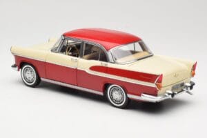 Simca Chambord Rouge & Ivoire Norev 1:18 185721 Métal Moulé — image 7 sur 8