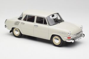 Skoda 1000 MB Gris & Blanc MCG 1:18 MCG18275 Métal Moulé — image 4 sur 6