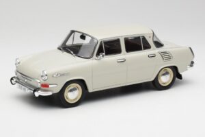 Skoda 1000 MB Gris & Blanc MCG 1:18 MCG18275 Métal Moulé