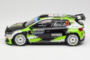 Skoda Fabia Rally2 #23 O. Solberg / E. Edmondson Rally Monte Carlo 2023 IXO 1:18 18RMC155A Métal Moulé — image 3 sur 6