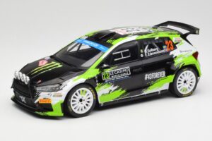 Skoda Fabia Rally2 #23 O. Solberg / E. Edmondson Rally Monte Carlo 2023 IXO 1:18 18RMC155A Métal Moulé