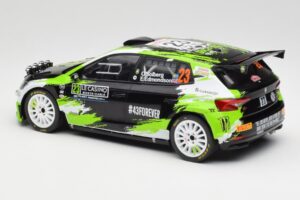 Skoda Fabia Rally2 #23 O. Solberg / E. Edmondson Rally Monte Carlo 2023 IXO 1:18 18RMC155A Métal Moulé — image 5 sur 6