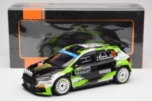 Skoda Fabia Rally2 #23 O. Solberg / E. Edmondson Rally Monte Carlo 2023 IXO 1:18 18RMC155A Métal Moulé — image 6 sur 6