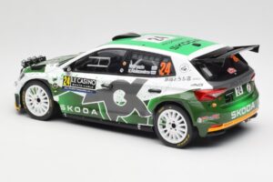 Skoda Fabia Rally2 #24 N. Gryazin / K. Aleksandrov Rally Monte Carlo 2023 IXO 1:18 18RMC155B Métal Moulé — image 5 sur 6
