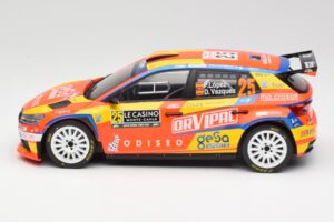 Skoda Fabia Rally2 #25 P. Lopez Rally Monte Carlo 2024 IXO 1:18 18RMC199 Métal Moulé — image 3 sur 6