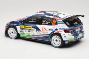 Skoda Fabia Rally2 #10 S. Wagner / G. Winter Barum Czech Rally Zlín 2024 IXO 1:18 18RMC221 Métal Moulé — image 5 sur 6