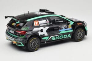 Skoda Fabia Rally2 #22 Toksport G. Greensmith / J. Andersson Safari Rally Kenya 2024 IXO 1:18 18RMC209 Métal Moulé — image 2 sur 6