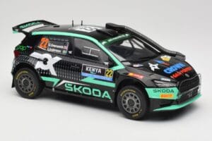 Skoda Fabia Rally2 #22 Toksport G. Greensmith / J. Andersson Safari Rally Kenya 2024 IXO 1:18 18RMC209 Métal Moulé — image 4 sur 6