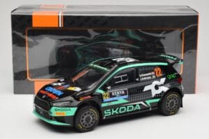 Skoda Fabia Rally2 #22 Toksport G. Greensmith / J. Andersson Safari Rally Kenya 2024 IXO 1:18 18RMC209 Métal Moulé — image 6 sur 6
