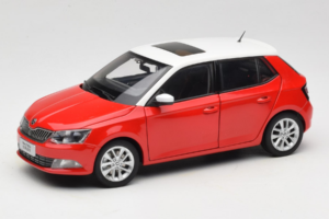 Skoda Fabia Mk3 Rouge OEM 1:18 ZSF00004ROT Métal Moulé