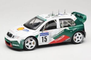 Skoda Fabia WRC #15 T. Gardemeister / P. Lukander WRC 1999 Solido 1:18 90457 Métal Moulé