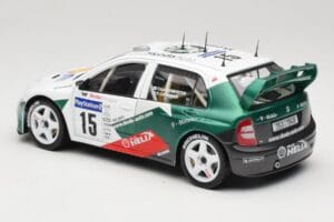 Skoda Fabia WRC #15 T. Gardemeister / P. Lukander WRC 1999 Solido 1:18 90457 Métal Moulé — image 7 sur 8