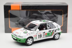 Skoda Felicia Kit Car #19 P. Sibera / P. Gross Tour de Corse 1995 IXO 1:18 18RMC149B Métal Moulé — image 6 sur 6