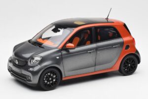 Smart Forfour W453 Lava Orange Graphite Gris Norev 1:18 B66960298 Métal Moulé
