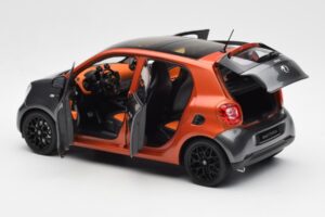 Smart Forfour W453 Lava Orange Graphite Gris Norev 1:18 B66960298 Métal Moulé — image 5 sur 8