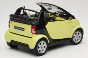 Smart Fortwo 450 Cabrio Jaune Minichamps 1:18 0012889V001C49Q00 Métal Moulé — image 3 sur 8