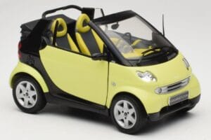 Smart Fortwo 450 Cabrio Jaune Minichamps 1:18 0012889V001C49Q00 Métal Moulé — image 6 sur 8