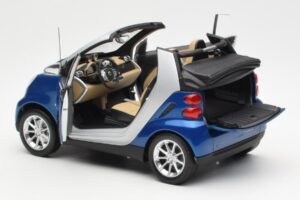 Smart Fortwo W451 Cabriolet Bleu Argent Minichamps 1:18 Q0022565V001C80Q00 Métal Moulé — image 5 sur 8