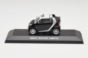 Smart Fortwo Cabrio Noir Profond Minichamps 1:43 Q0022561V001C18Q00 Métal Moulé