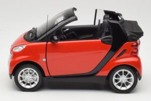 Smart Fortwo W451 Cabrio Rouge Noir Minichamps 1:18 150036333 Métal Moulé — image 4 sur 8