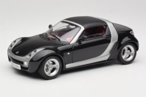 Smart Roadster Noir Bburago 1:18 34099-M1 Métal Moulé