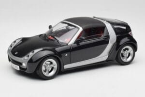 Smart Roadster Bleu Foncé Bburago 1:18 34917 Métal Moulé
