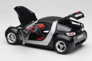 Smart Roadster Bleu Foncé Bburago 1:18 34917 Métal Moulé — image 5 sur 8