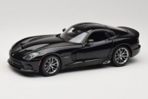 SRT Viper GTS Noir Maisto 1:18 31128 Métal Moulé
