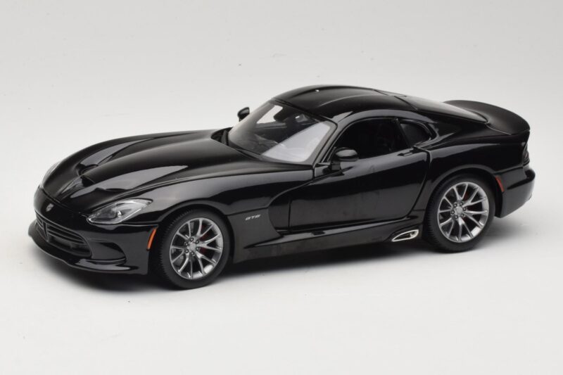 SRT Viper GTS Noir Maisto 1:18 31128 Métal Moulé