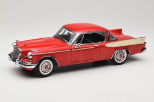 Studebaker Golden Hawk Apache Red Motor City 1:18 80009 Métal Moulé