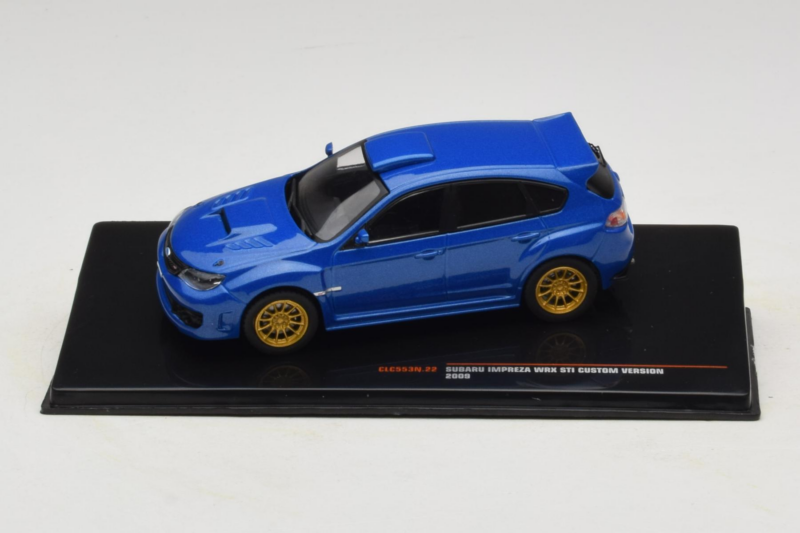 Subaru Impreza WRX STI GR Custom Version Bleu IXO 1:43 CLC553N Métal Moulé