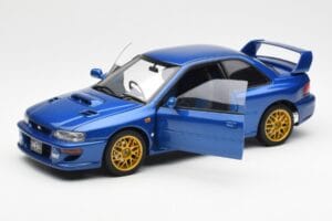 Subaru Impreza 22B Upgraded Version Bleu Avec Jantes Dorées AUTOart 1:18 78602 Métal Moulé — image 2 sur 8