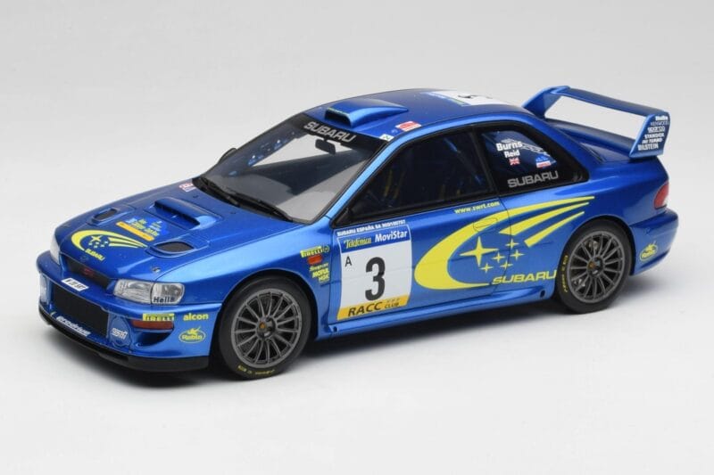 Subaru Impreza S6 WRC #3 R. Burns / R. Reid Rally Catalunya 2000 Otto 1:18 OT472 Résine