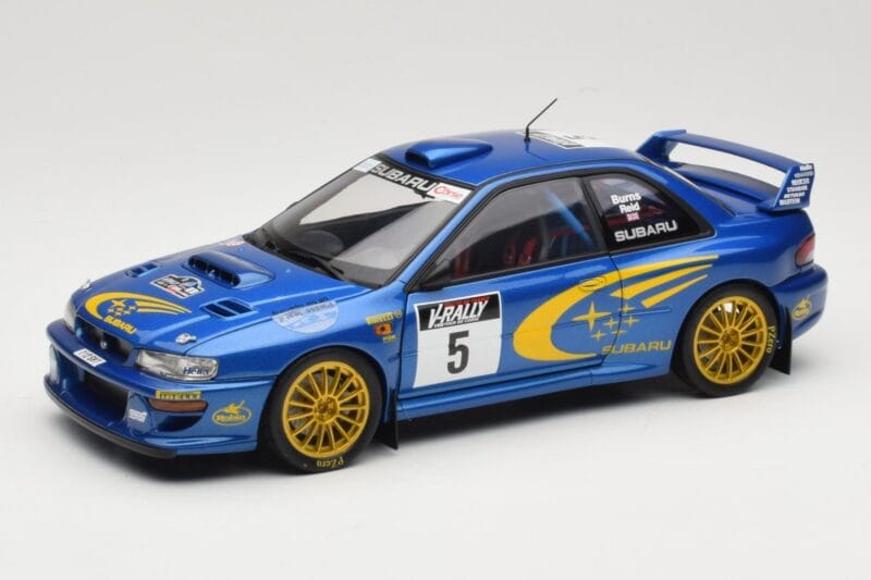 Subaru Impreza WRC #5 R. Burns / R. Reid Rally de France 1999 AUTOart 1:18 89993 Métal Moulé