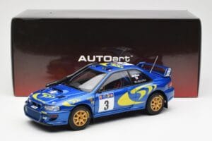 Subaru Impreza WRC #3 C. McRae / N. Grist Safari Rally Winner 1997 AUTOart 1:18 89792 Métal Moulé — image 8 sur 8