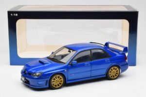 Subaru Impreza WRX STI GD Bleu AUTOart 1:18 78681 Métal Moulé — image 8 sur 8