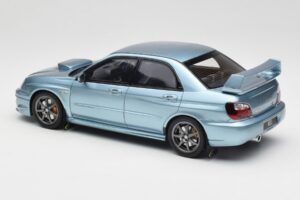 Subaru Impreza WRX STi WR1 GD P. Solberg Edition Ice Blue Metallic Otto 1:18 OT1114 Résine — image 5 sur 6