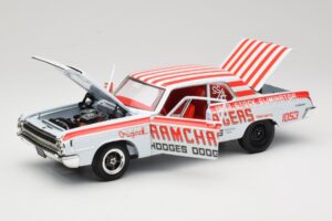 Dodge 330 Super Stock Ramchargers NHRA 1964 Highway 61 1:18 50044 Métal Moulé — image 2 sur 8